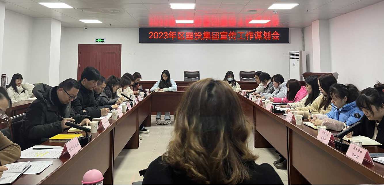 區(qū)國投集團召開2023年宣傳工作謀劃會